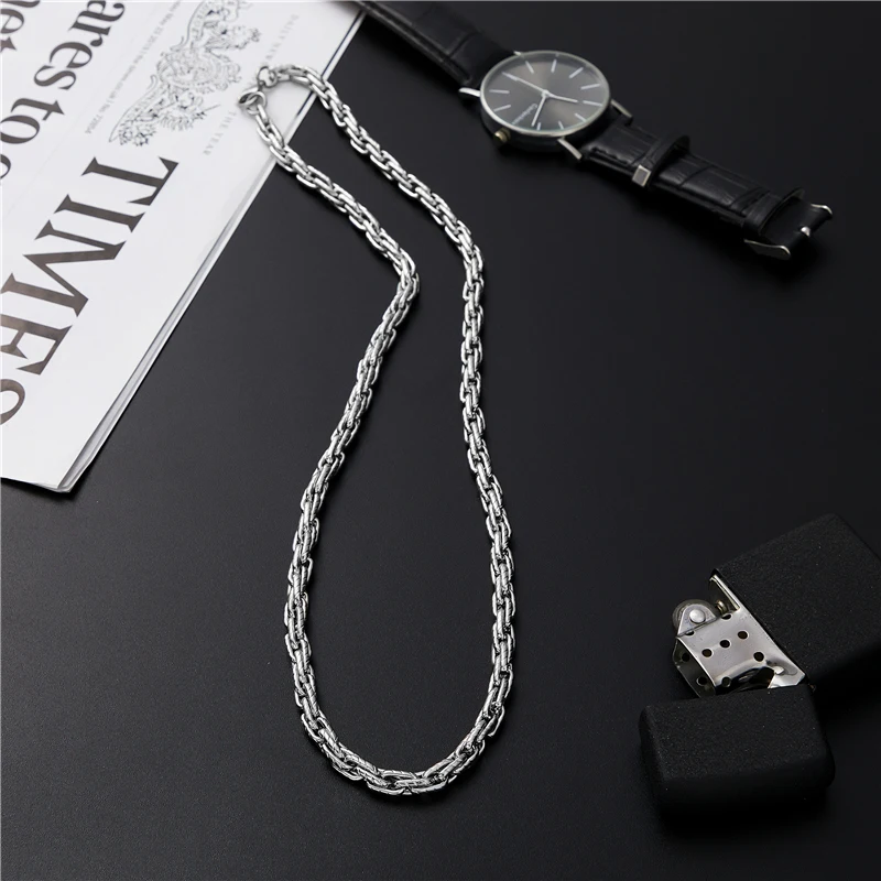 Цепочка Из Нержавеющей Стали 316L для мужчин и женщин модное ожерелье ручной