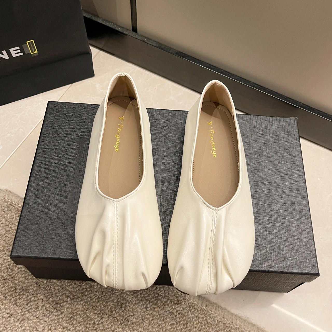 

Women Flats 2023 New Summer Fashion Split Toe Ballet Shoes Women Slip On Ballerinas Korean Style Soft Slip On Loafers