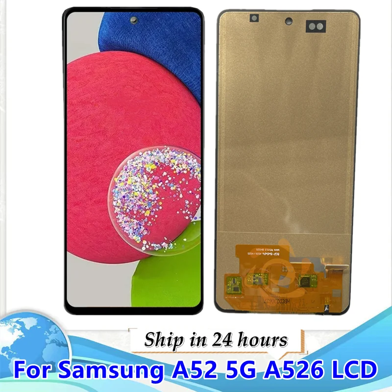 Протестированный TFT LCD для Samsung G\ A52 5G A526B ЖК-дисплей Замена сенсорной панели A526 A526U
