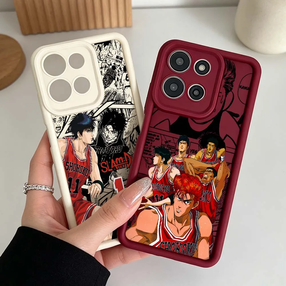Фото Чехол для телефона S-Slam Dunk Animation для Motorola Moto G86 G85 G75 G56 G06 Edge 70 60 50 Fusion Eye Ladder, силиконовый чехол №2