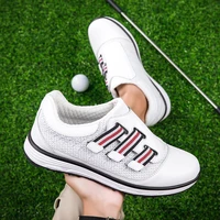 mens golf shoes white black mesh breathable mens golf sneakers non slip fitness mens golf training plus size 37 47 sneakers