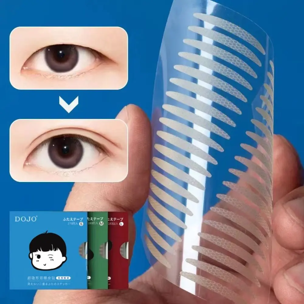 

Eyelid Tape Stickers Invisible Double Fold Eyelid Lace Paste Clear Beige Stripe S/M/L Self-adhesive Eyelid Fold Tape Makeup Tool