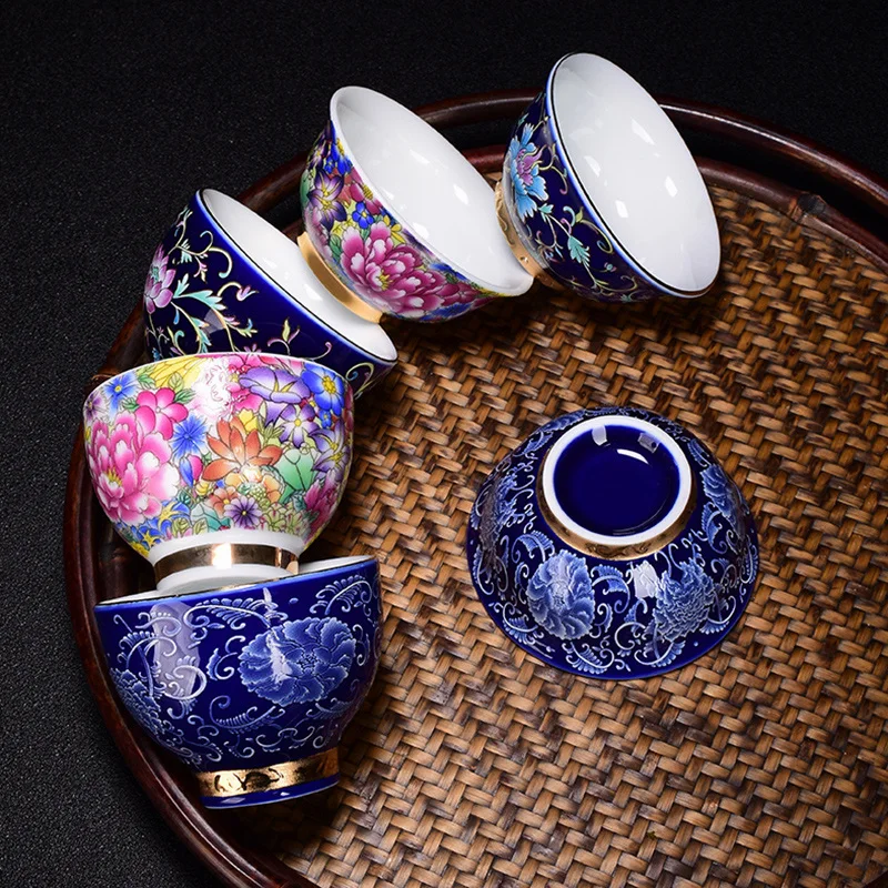 

Эмалированная керамическая чайная чашка, бытовой семейный чайный набор, белая Нефритовая фарфоровая чашка
