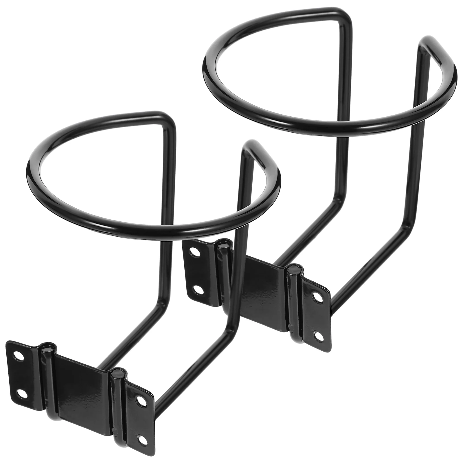 

2 Pcs Cup Holder Cars Boat Holders Drinks Rail Mount Water Bottle Metal Household Marine Iron