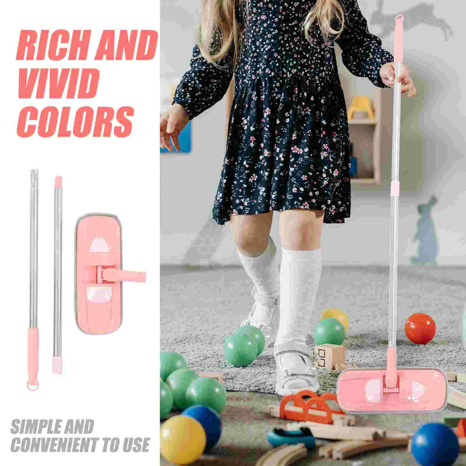 Мини-швабра детские игрушки средства для уборки дома малышей маленькая метла