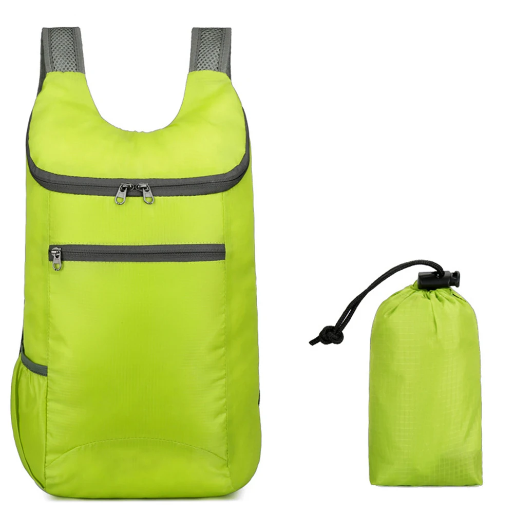 

Outdoor Folding Travel Package Polyester Rainy Days Shoulder Strap Water Repellent Fabric Weight About 80g Foldable