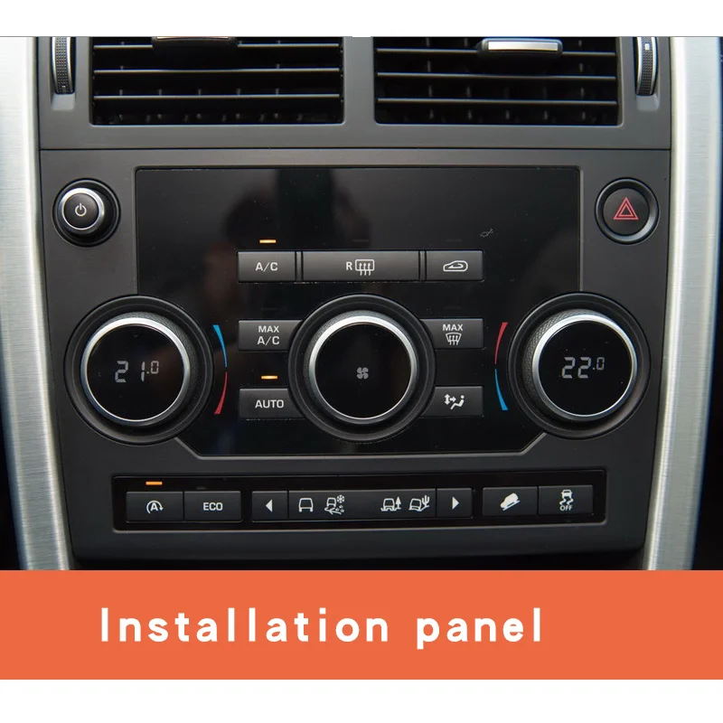 

Air Conditioning Button Stickers for Land Rover Discovery Sport 2016-2019 Aluminum Alloy Car Interior Accessories