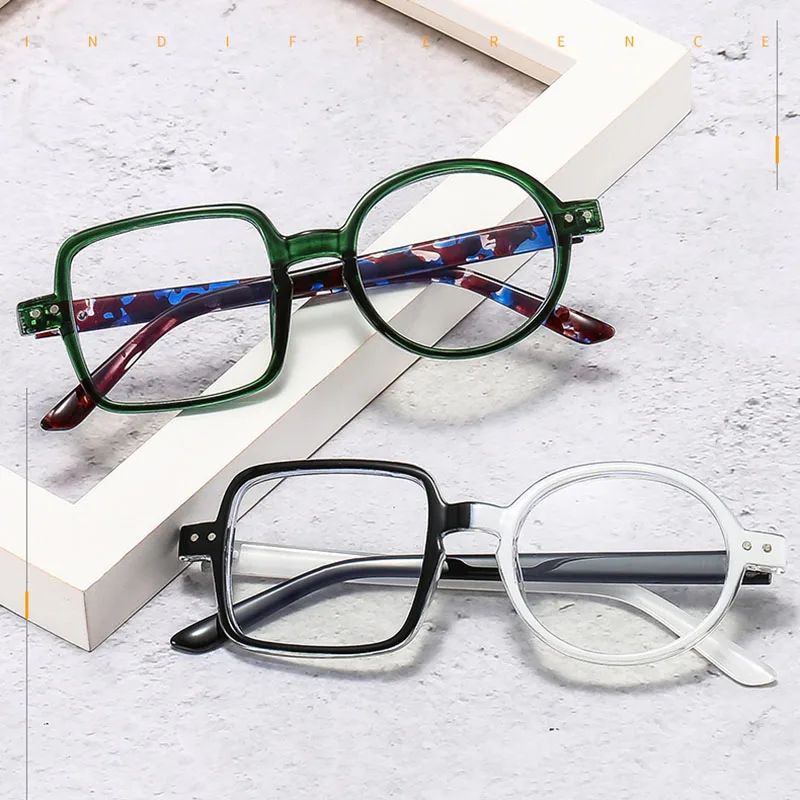 

Модная круглая оправа для очков для женщин и мужчин, квадратные очки с прозрачными линзами, оптические очки, Женские оправы для очков для мужчин