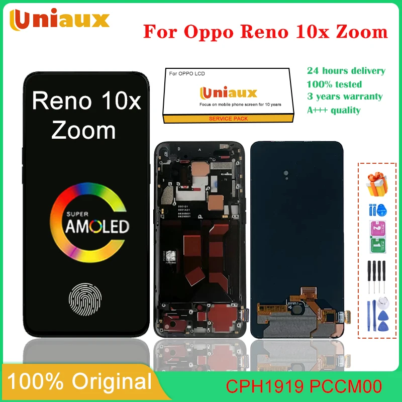 6,6 'Оригинальный ЖК-дисплей для OPPO Reno 10X Zoom для OPPO 10 x CPH1919 PCCM00CPH1921 ЖК-дисплей