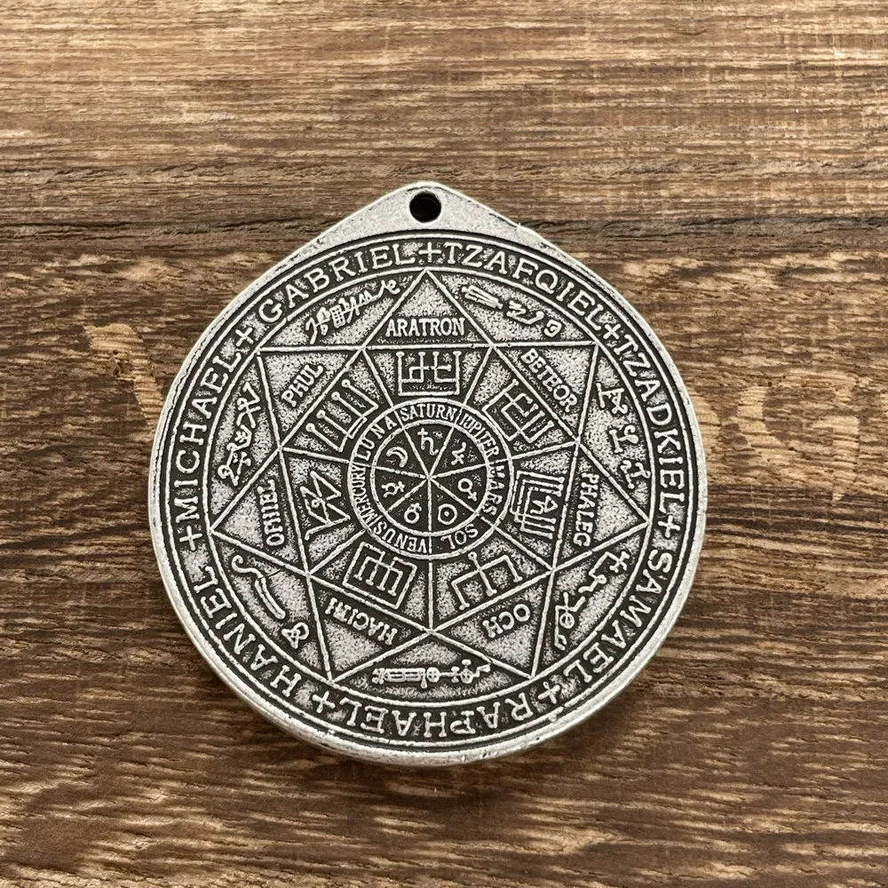 Фото Мужское ожерелье Seal Of Seven Archangel Saint Michael подвеска сигил №5