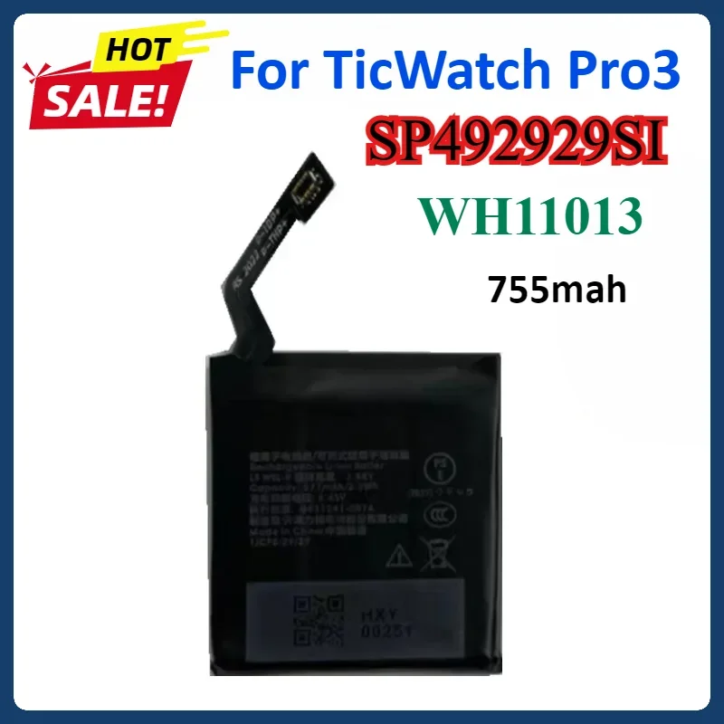 5 шт./лот SP 492929 Аккумулятор SI для TicWatch Pro3 Pro 3 аккумулятор 4G GPS спортивные