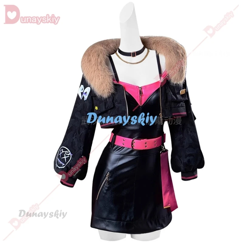 ULTRA C Azusawa Kohane косплей аниме PSCSF костюм униформа черное пальто платье парик