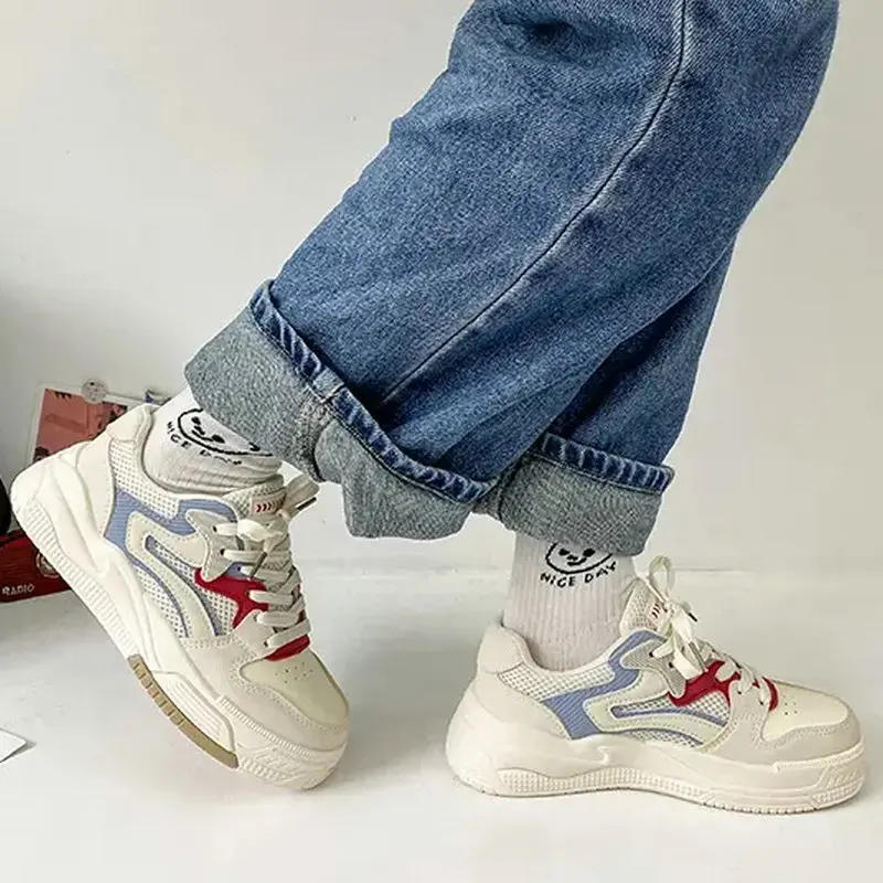 2023 New Summer Women Shoes Fashion Simple Breathable Mixed Colors Popular personality Casual Board Women Shoes Chaussure Femme