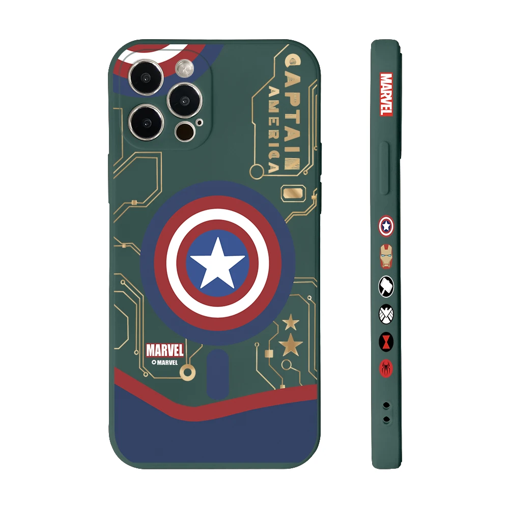 Чехол для телефона Капитан Америка Железный человек Xiaomi Redmi 14C 13C 12C 10C 9C 10A Note 13 12 11 10