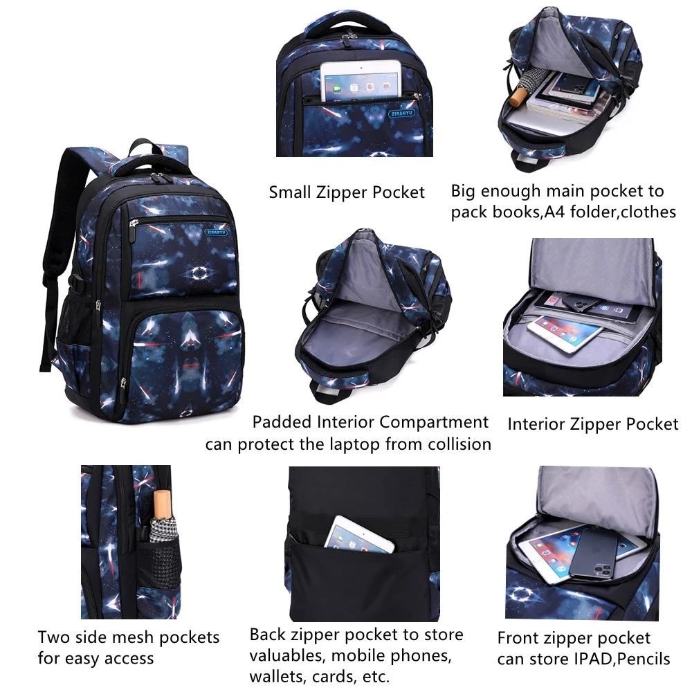 Teens Orthopedic School Backpack Removable Children School Bags With 2 Wheels Kid Boys Girls Trolley Schoolbag Luggage Wheeled