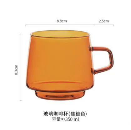 

Сине-зелёная стеклянная кружка 350 мл