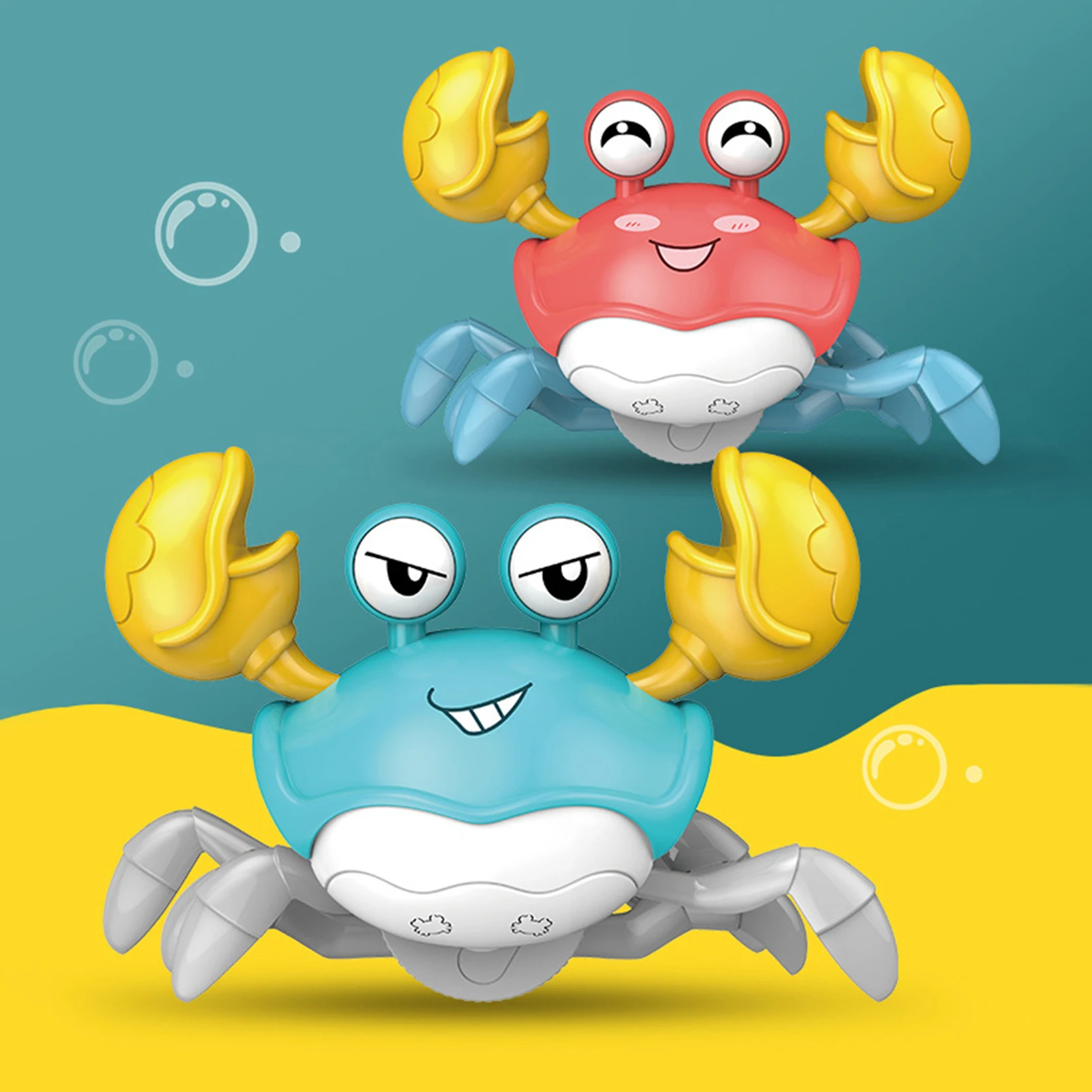 

Toys For Kids Crawling Toys Crawling Crab Music LED Light Baby Interaction Toy Baby Boys And Girls Birthday Gifts Puzzle Toys