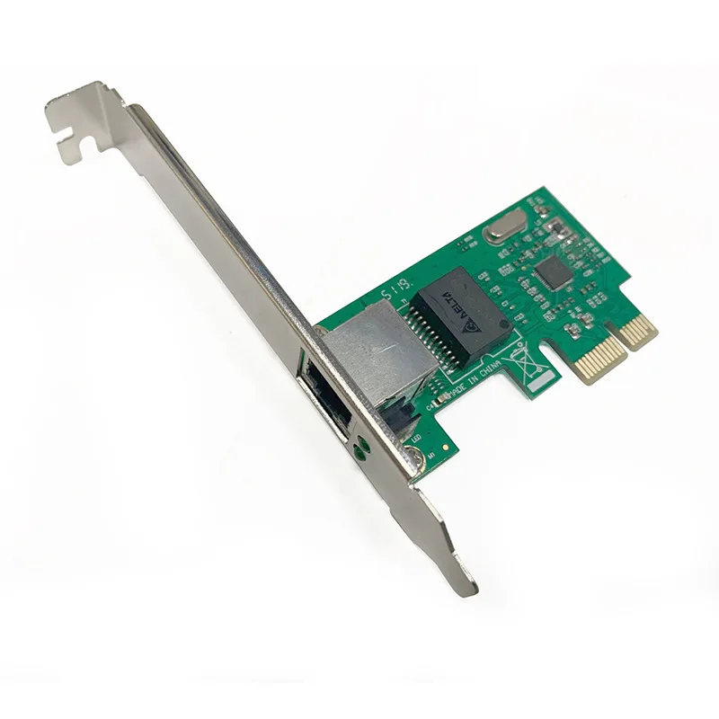 

Single Port PCIe To RJ45 Port Gigabit Ethernet NIC Card 1000M PCI Express Network Card RTL8168E Chipset Lan Pci-e