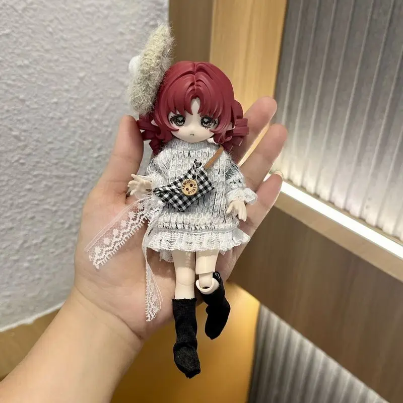 Фото Только одежда, костюм для 11-17 см, кукла Penny Bang Ni Tu A Si Ti Bjd, 8/12, осенне-зимний стиль, одежда для кукол Ob, подарки-сюрпризы для девочек №4
