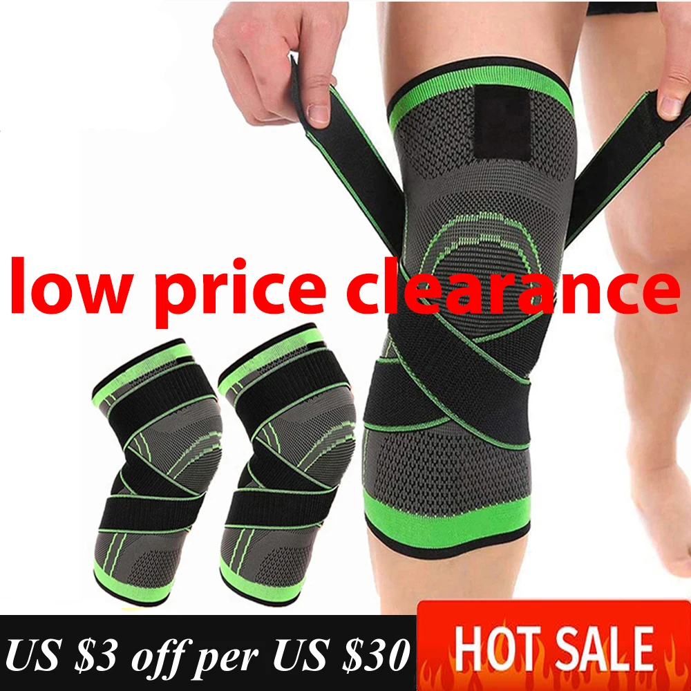 

Спортивный наколенник 1 шт., компрессионная эластичная повязка на колено для мужчин, спортивное снаряжение, фиксатор для бега, баскетбола, в...