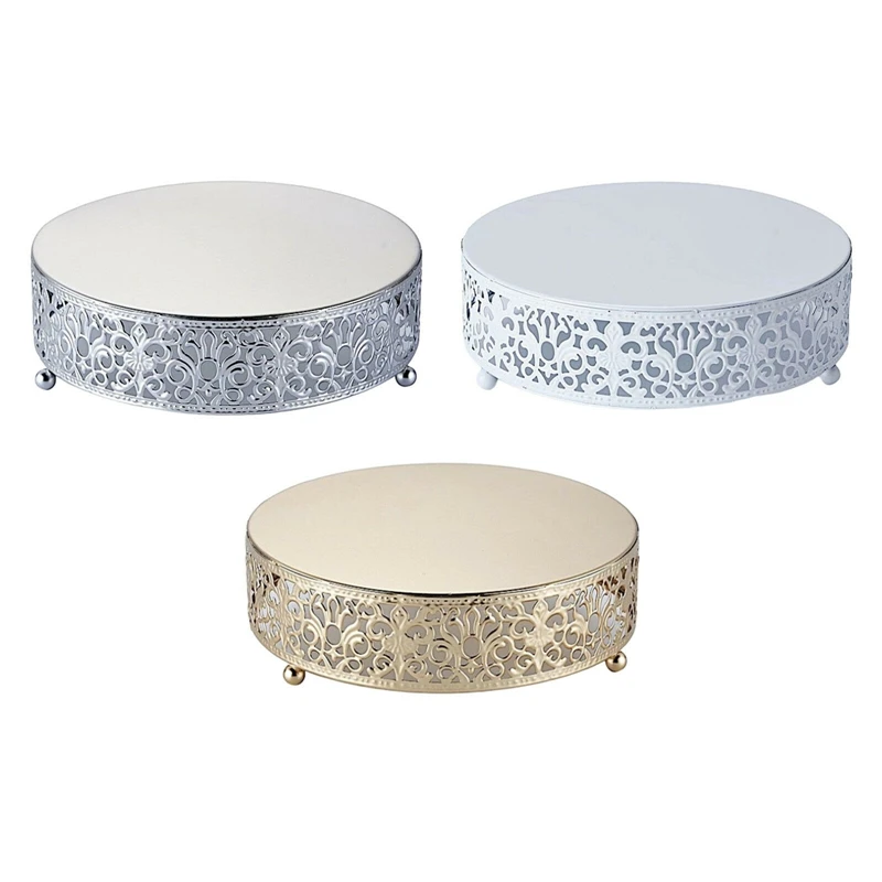 

Wedding Dessert Cupcake Cake Stand Display Plate Tray Round Wedding Cake Stand For Party Wedding Birthday