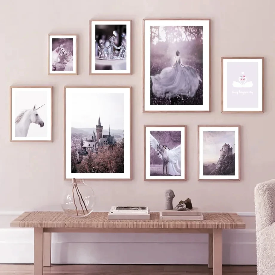 Настенная картина маслом в скандинавском стиле роспись с изображением