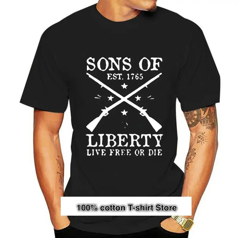 

Camisetas de manga corta para hombre, camisa con estampado de Sons Of Libery DonT Tread On Me Reaper Ar 15, cuello redondo