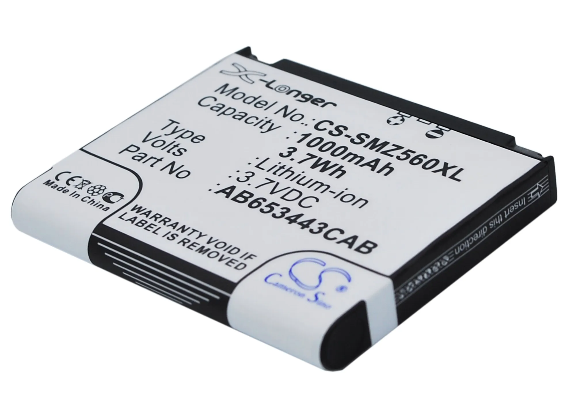 

Cameron Sino Mobile SmartPhone Replacement Li-ion Battery 1000mAh For AB603443AA Sony Ericsson Behold SGH-T919, Beh Free Tools