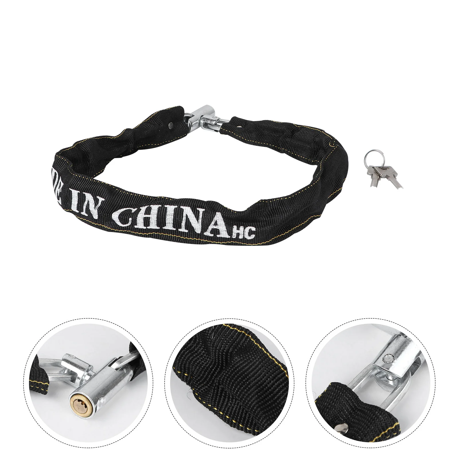 

1pc Bike Lock Motorbike Lock Chain Locks Keeper Bike Lock Target Bike Locks Heavy Duty Theft Bike Chain Lock