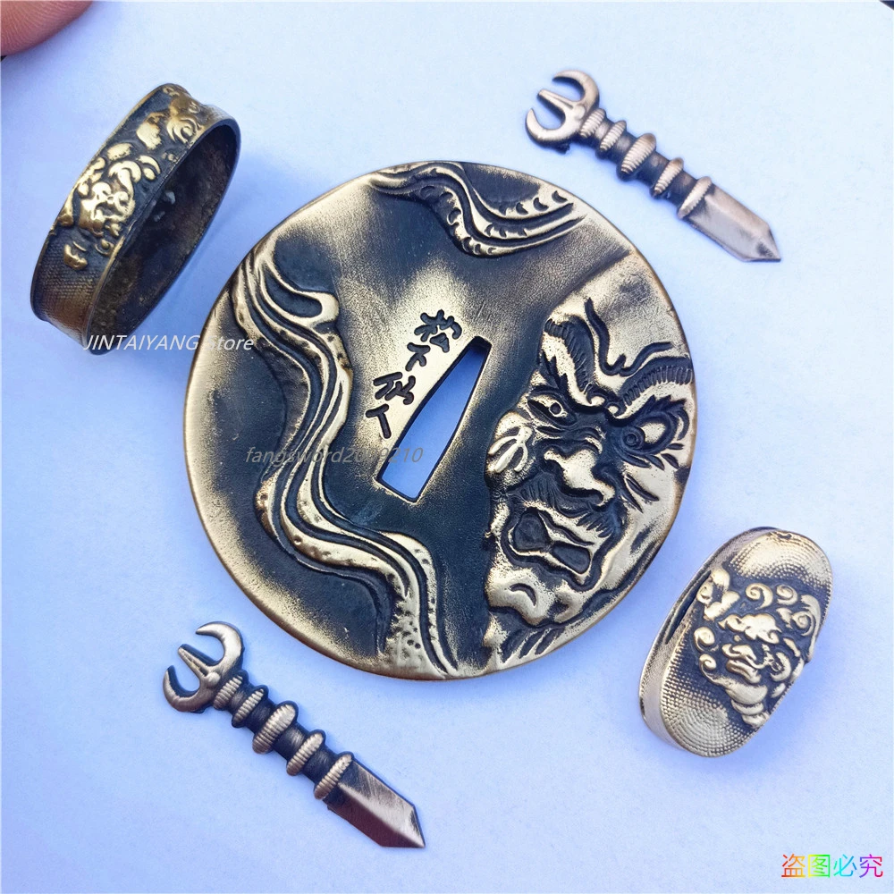 Великолепный набор латунные аксессуары для фотографий менуки Кашира Япония