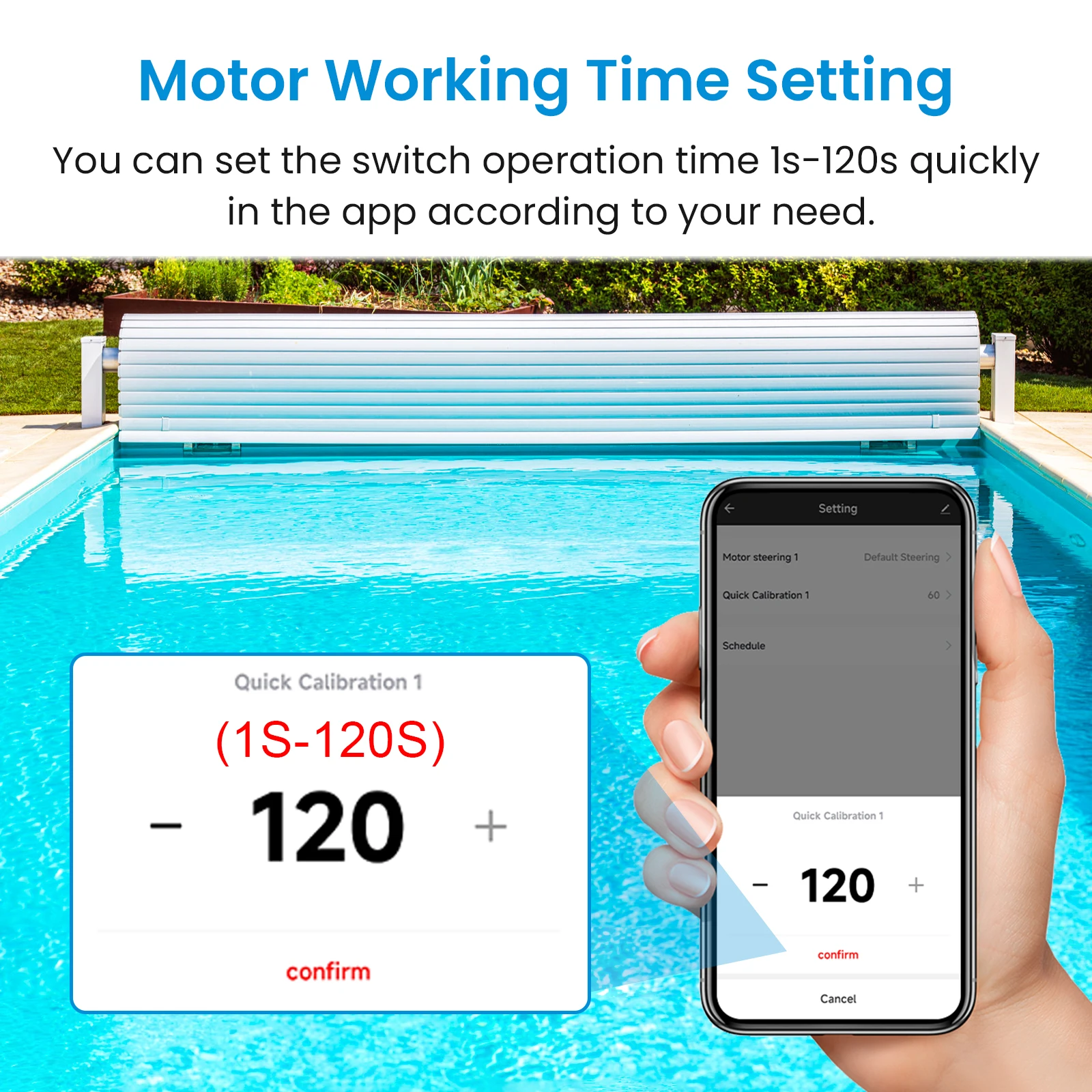 Tuya Smart Life WiFi Крышка бассейна Модуль контроллера переключателя двигателя AC и DC