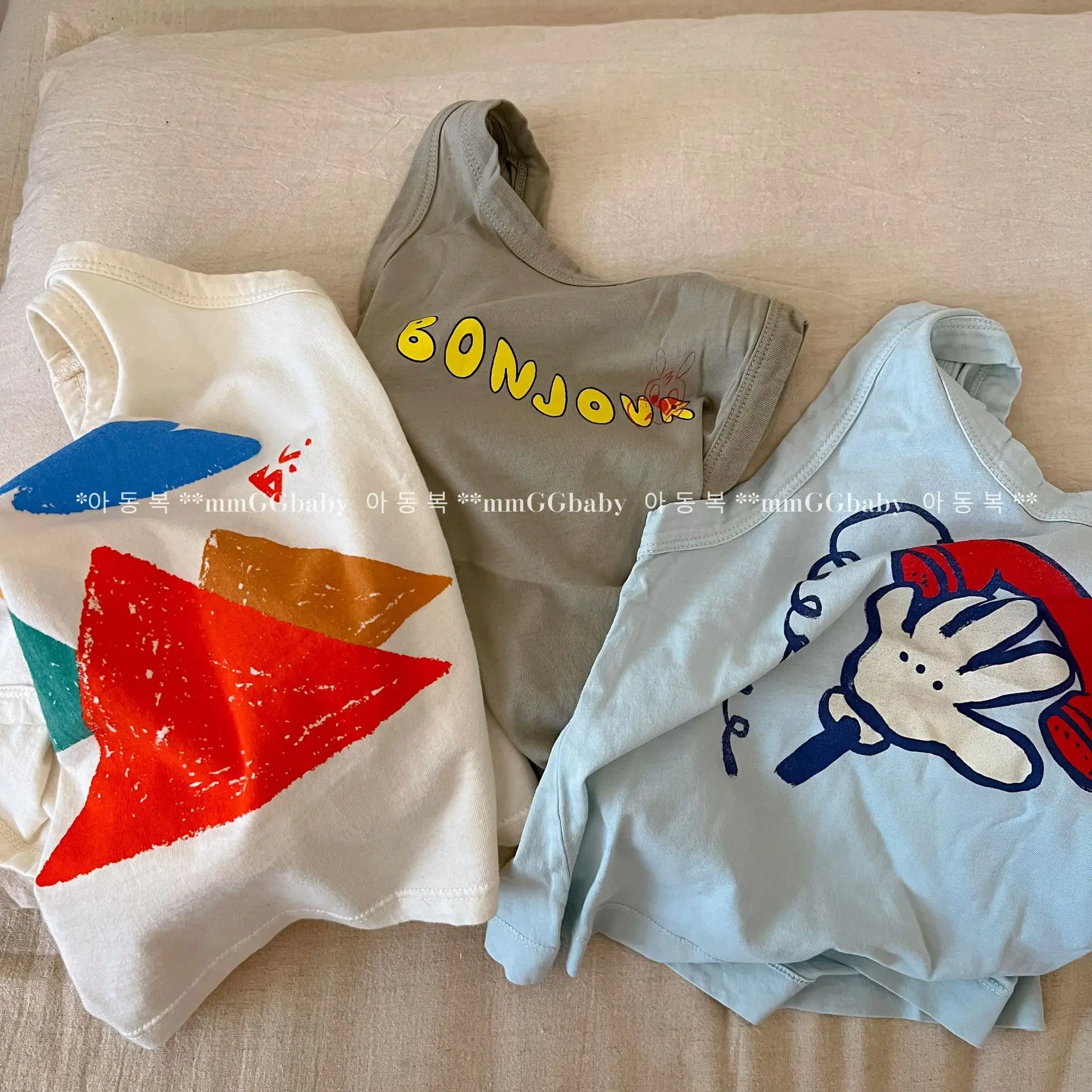 2022 Summer New Children Sleeveless T Shirts Boys Cartoon Vest Fashion Print Kids Vest Cute Baby Tops Soft Cotton Child Tee