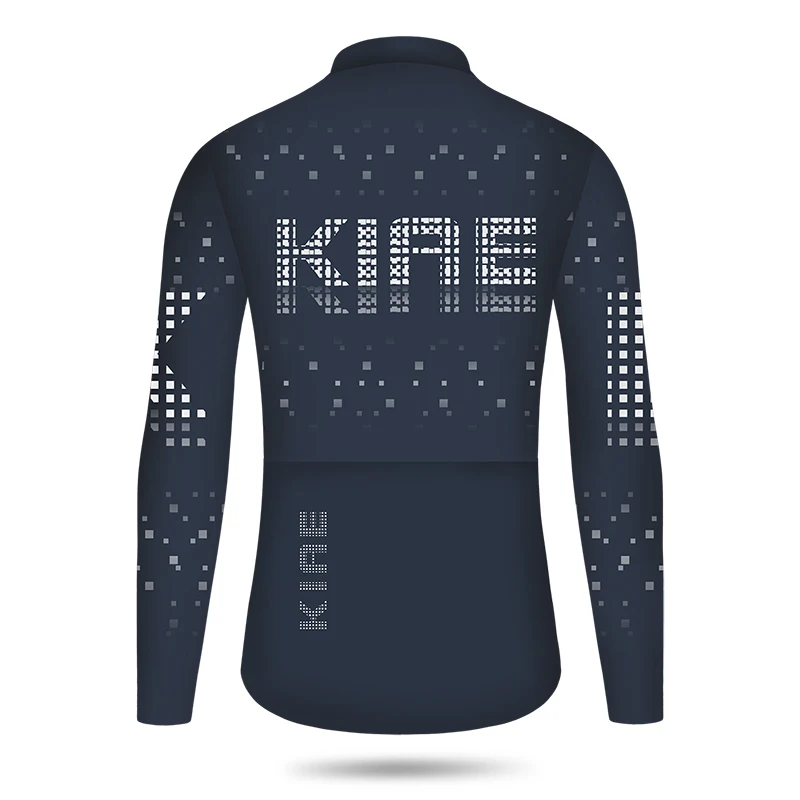 Велосипедная одежда KIAE с длинными рукавами для мужчин и женщин дышащий топ