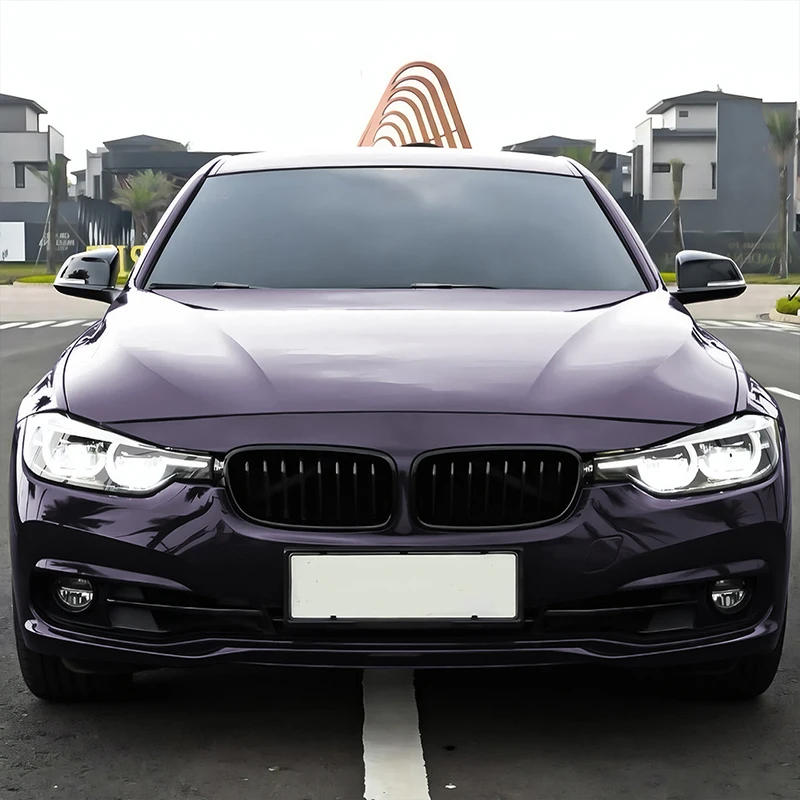 Фото Для BMW 3 серии F30 F31 F35 2013-2019 решетки капота переднего бампера с одной и двойной линией, верхние гоночные грили, аксессуар №2