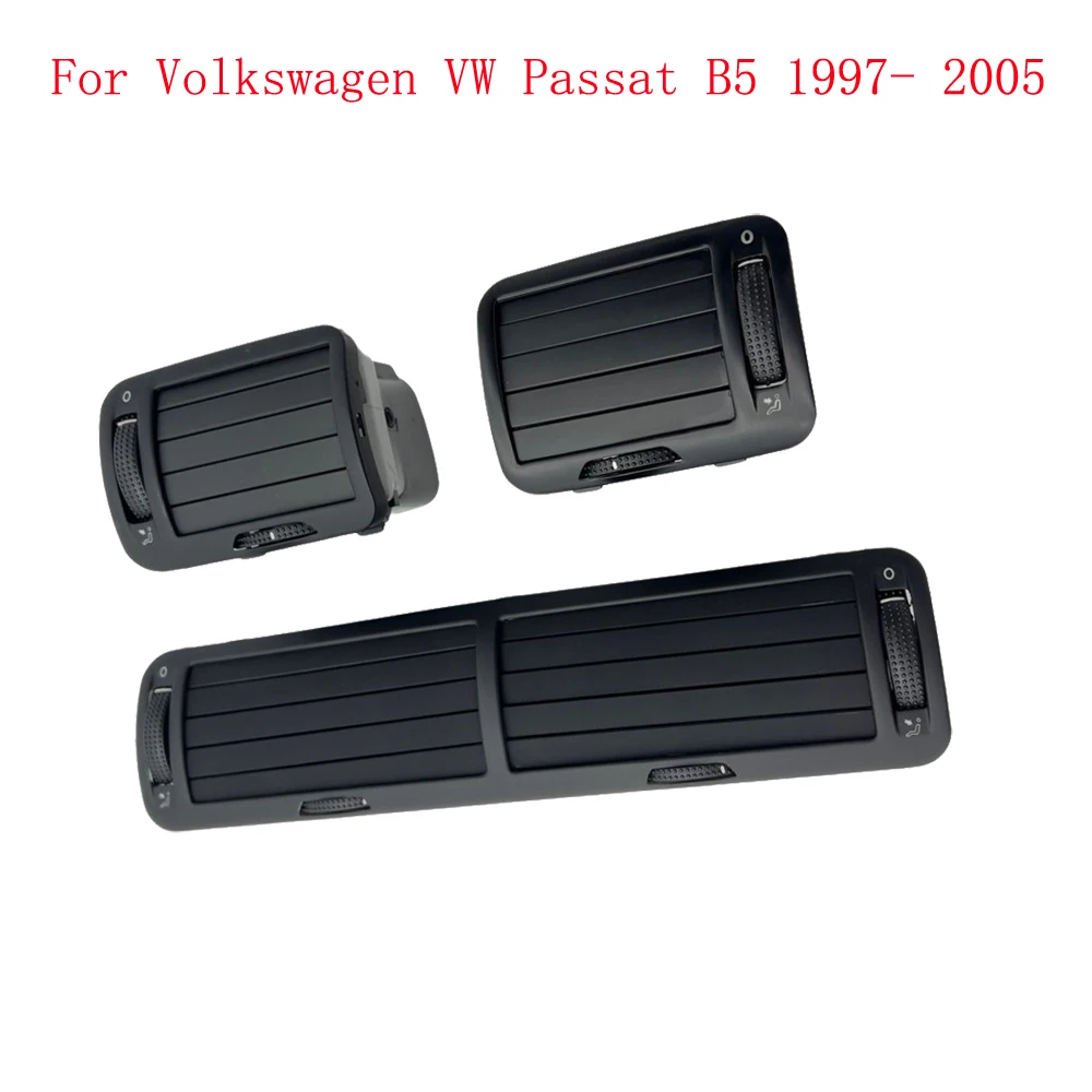 

Для VW Passat B5 1999-2005 внутренняя консоль приборной панели AC черный воздуховыпускной вентиляционный гриль отделка 3B 0819728 3B 0819703 3B 0819704