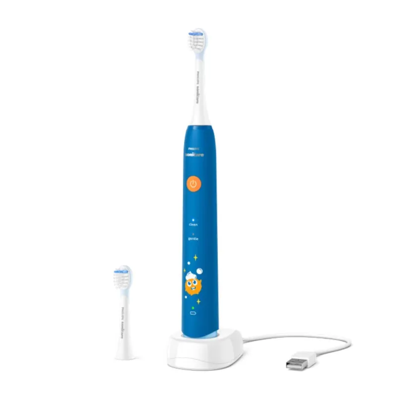 

Philips HX2432 Soft Bristle Brush Children's Sonic Vibration Electric Toothbrush