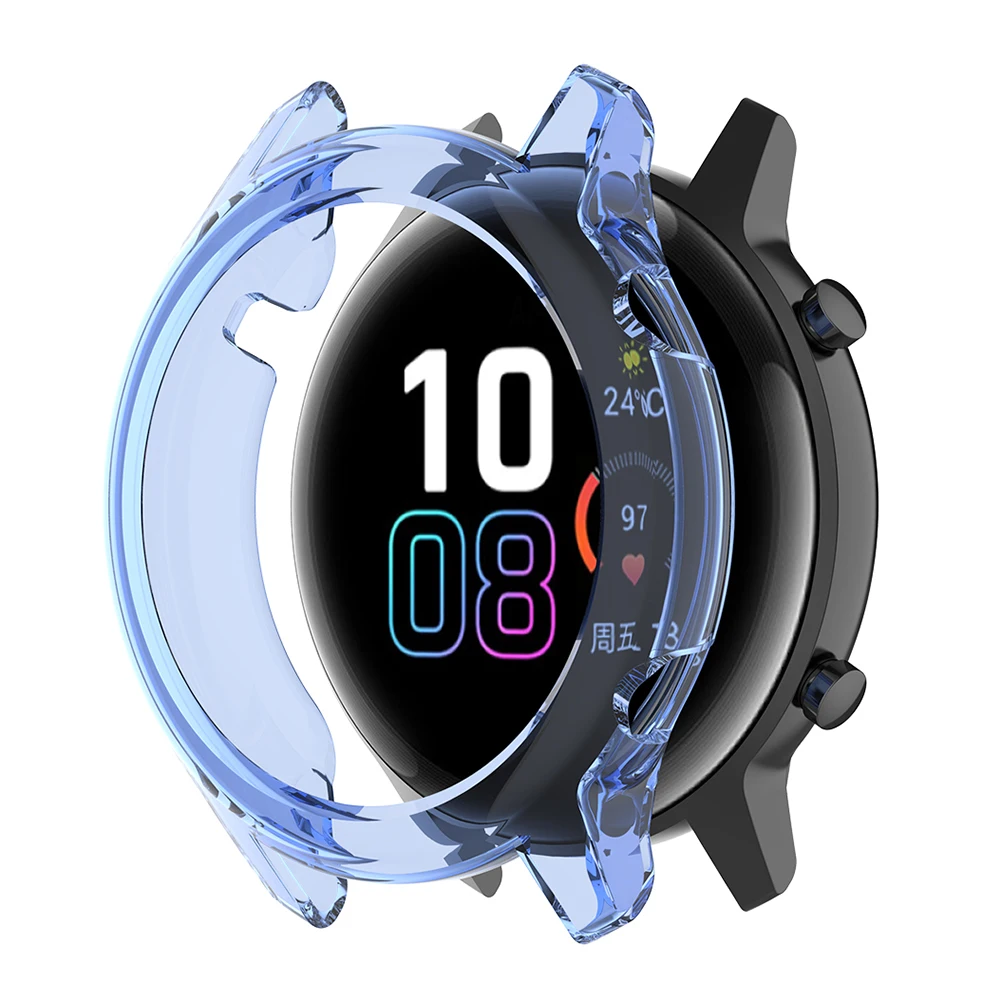 

TPU Watch Case Cover Anti Scratch Shell Protector for HONOR Watch Magic 2 42/46mm Smart Watch Case Cover Replacement