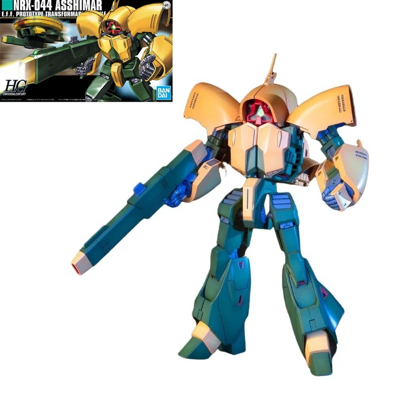 

Bandai Original Assembled Model HGUC 1/144 NRX-044 Asshimar Gundam Gunpla Action Anime Figure Mobile Suit Gift NEW For Children