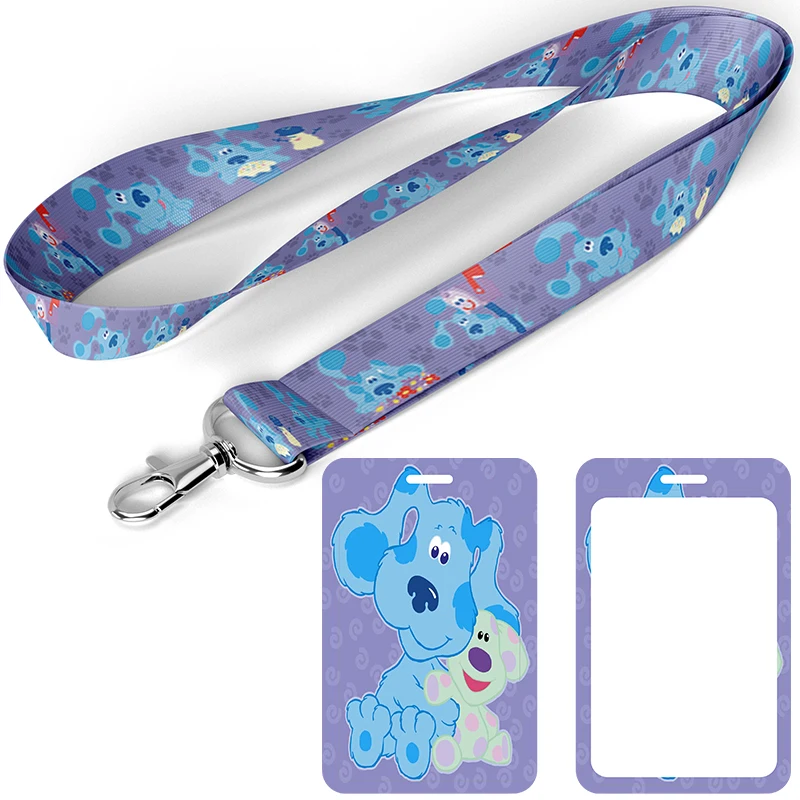 

C2030 Cartoon Blue Dog Lanyard/mobile Phone Rope/neckband Accessories Mobile Phone ID Badge Holder DIY Jewelry Gift
