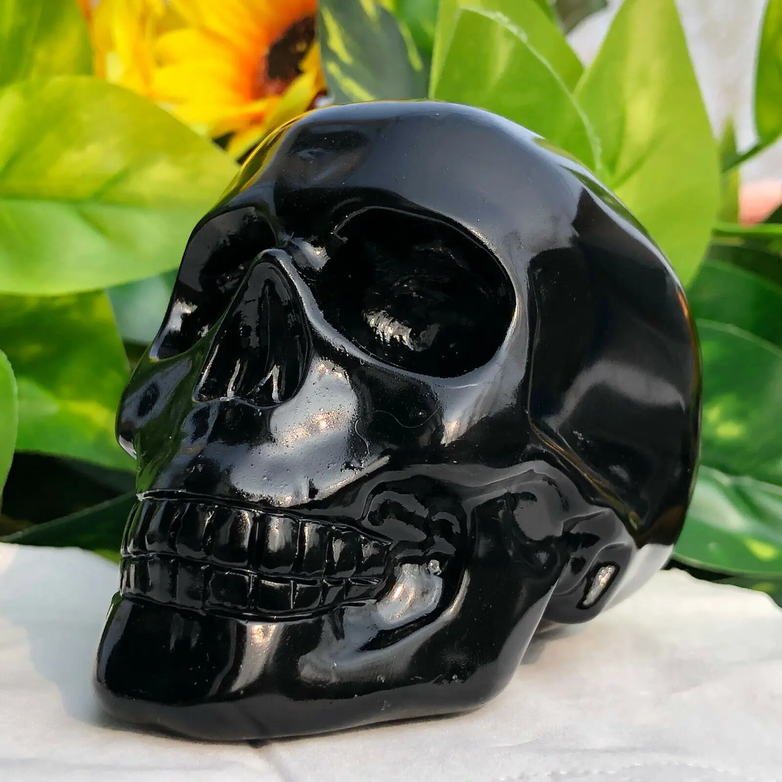 

Природный обсидиан, кварцевый череп, хрусталь, ручная резка, восстанавливающее украшение рейки