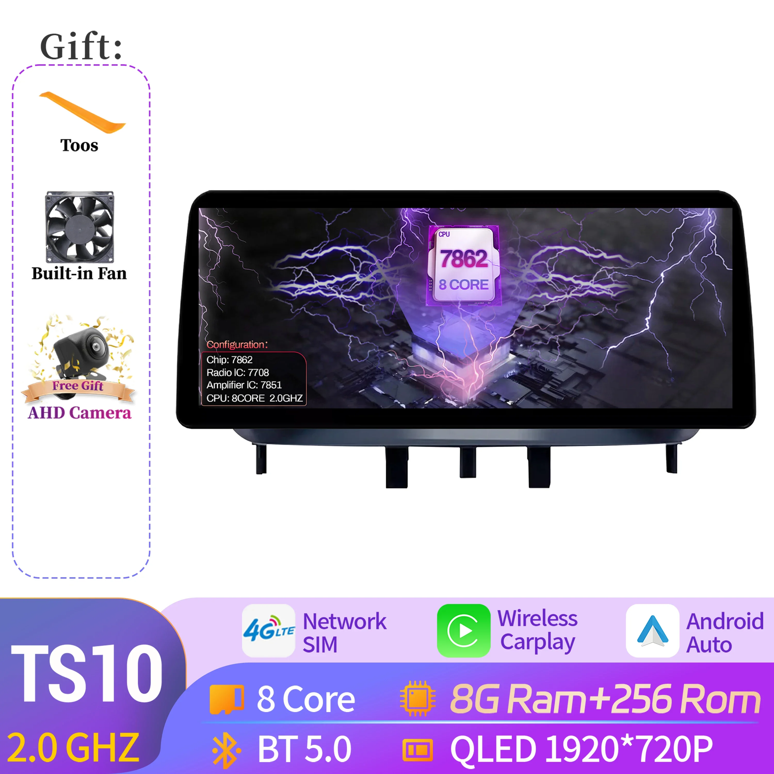 

12,3-дюймовый Android для Renault Megane 3 Fluence Samsung SM3 2008-2014, беспроводной BT Carplay, автомобильный радиоприемник, мультимедийный экран