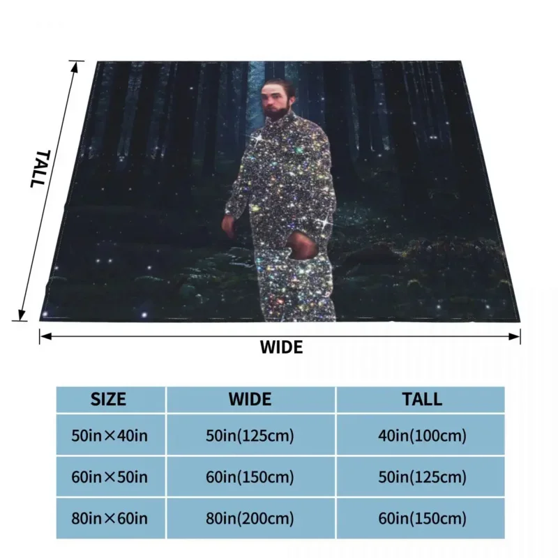 Флисовое одеяло Роберта Паттинсона Роба теплое фланелевое это кожа убийцы Беллы