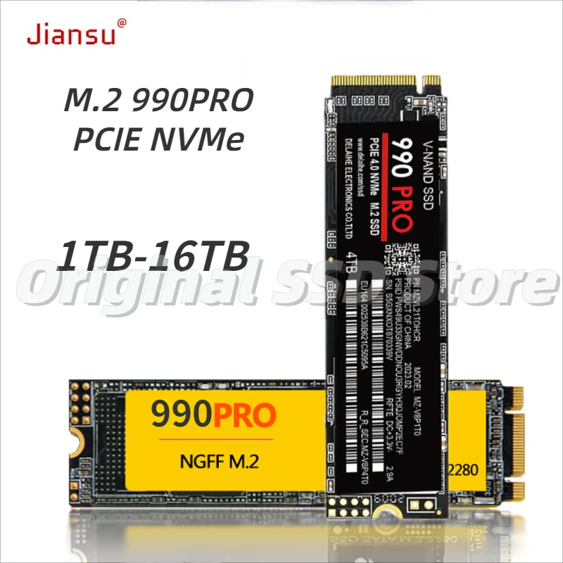 

SSD Nvme M2 Sata PCIE 4 ТБ NGFF, жесткий диск, внутренний высокоскоростной накопитель M.2 1 ТБ 980EVO для ноутбука, настольного ПК PS4 PS5