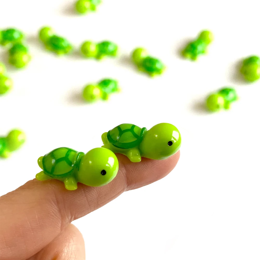 

Миниатюрные фигурки черепах из смолы