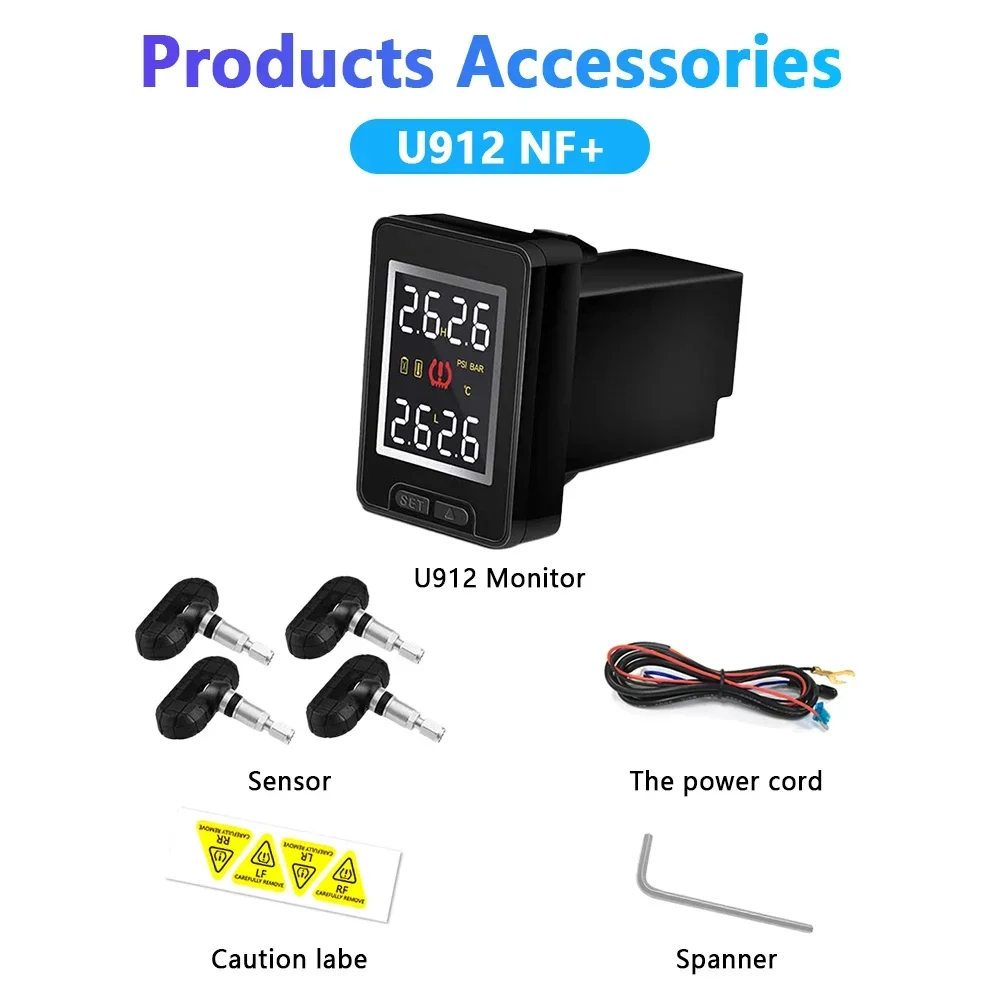 Система контроля давления в шинах для Mazda 2 3 5 6 8 CX5 CX7 CS9 4 шт.