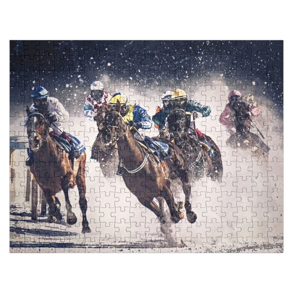 Головоломка с изображением белого ковра картинка святого Морица детская игрушка