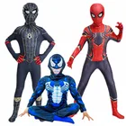 Роскошный детский комбинезон с Веномнарядное платье для мальчиков и девочек, костюм для вечеринки на Хэллоуин, карнавала, бала, Косплея