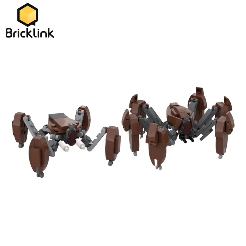 Bricklink-Robot de la guerra del espacio, arma, cangrejo, droide, LM-432, clon Wars, Batalla, droides, MOC-63247, bloques de construcción, juguetes para niños, regalo