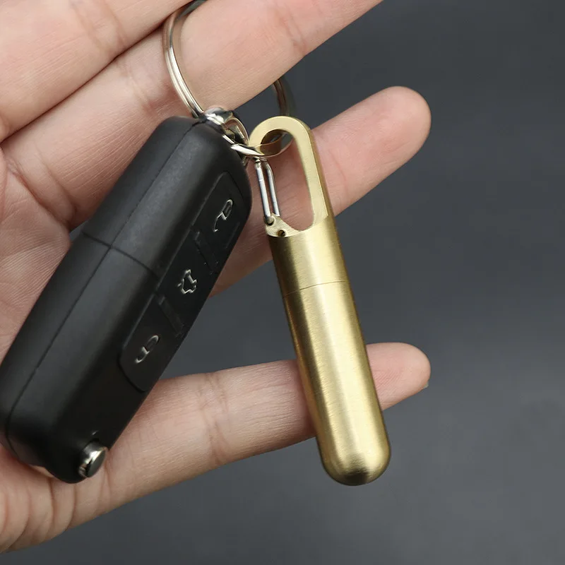 Медная Водонепроницаемая коробка для таблеток хранения Дорожный Чехол