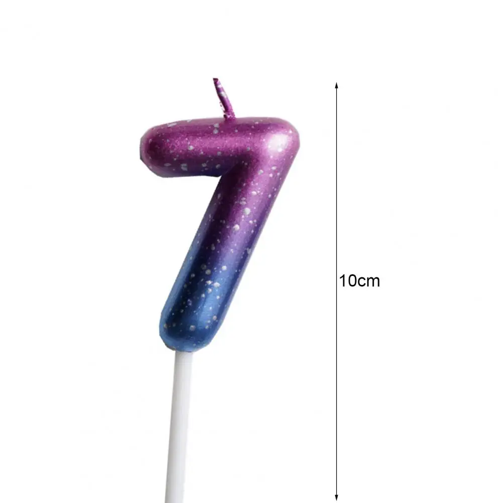 Инновационные свечи для торта товары вечерние Ринок украшения выпечки 0-9 цифр -